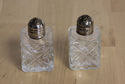 Vintage Mini Crystal Salt & Pepper Shaker Set