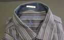 Taylor Byrd Button Front Striped Shirt Long Sleeve