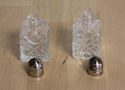 Vintage Mini Crystal Salt & Pepper Shaker Set