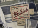 Woolrich Short Sleeve Shirt Plaid Check Button Fro