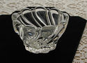 MIKASA Peppermint Swirl Clear CRYSTAL Votive Candl