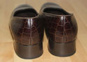 Cole Haan Pumps Alligator Print Womens Shoes Brown