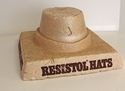 VINTAGE RESISTOL WESTERN HAT STAND STORE DISPLAY H