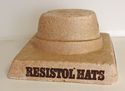 VINTAGE RESISTOL WESTERN HAT STAND STORE DISPLAY H