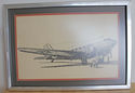 Vintage Douglas DC-3 Sketch Artist D. Kahler Korea