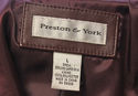  Preston & York Lambskin Wine Leather Mid Length C