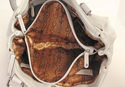 White Leather Authentic Tignanello handbags Should