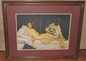 Olympia Lady Nude Art Black Americana Edouard Man