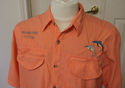 Columbia Sportswear Fishing Shirt Vented Back Embr