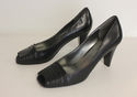 Anne Klein Ebony Black Womens Shoes Open Toe Heels