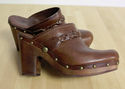 UGG Kaylee Chocolate Brown Braided Leather Wood He