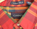 Men's Gant Fox Hunt Plaid Long Sleeve Shirt XL 