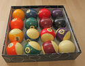 Vintage Set Of Pool / Billard Balls-Cue Ball-In Or