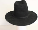 Vintage Western Cowboy Hat Texas Brand Laredo Blac