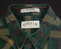 ORVIS Men's Long Sleeve Shirt sz L Large Green/Oli