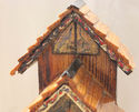 Vintage Bird House Hand Painted Two Story Mid Cent