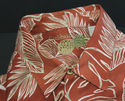 Carribean Pineapple Hawaiian Shirt Burnt Orange/Wh