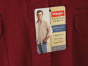 NWT Wrangler Western Casual Shirt 3 XL Dark Red 2 