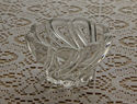 MIKASA Peppermint Swirl Clear CRYSTAL Votive Candl