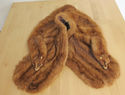 Vintage Fur Red Fox Stole 33" Long Pelt, Wrap Scar