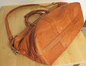 Vintage Leather Large Carry On Shoulder Bag Longho
