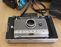 Vintage Polaroid 100 Instant Camera, Flash & Case 