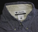 COLUMBIA Men's Long Sleeve Shirt sz XXL 2XLarge Bl