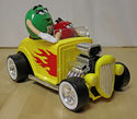 Collectible M&Ms Candy Dispenser - Hot Rod Car wit
