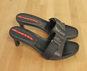 PRADA Women Shoes Heels Pump Open Toe Strap Size U