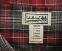 Men's Vintage LL BEAN  Plaid Shirt Cotton Long Sle