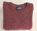 Womens Woolrich Pullover Knitted Sweater Burgandy 