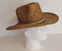 Vintage Western Cowboy Hat Wrangler Straw Wide Bri