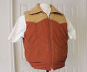 Vintage Niagara Vest Puffer Westen Cut Size Large