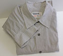 Wrangler Long Sleeve Shirt White Diamonds Pleated 