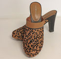 TOMMY HILFIGER Leopard Print Hair on  Hide Mules H