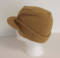 Vintage L.A. Knit Stocking Cap Ear Flaps Bill Hat 