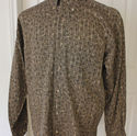 Men's Woolrich Geometric Design Shirt Cotton Long 