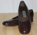 Cole Haan Pumps Alligator Print Womens Shoes Brown