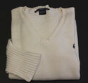 Ralph Lauren Polo Sweater Long Sleeve V-Neck Pullo