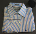 Abercrombie & Fitch Long Sleeve Shirt Muscle Blue/