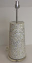 Designer Mother Of Pearl Column Table Accent Lamp 