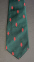 ROBERT TALBOTT Men's Neck Tie 55.5L Dark Green/Red