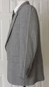  Lands End Mens Classic Gray Suit with White Strip