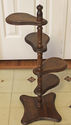 VIntage Tiered Wood Plant Stand Picture Holder Col