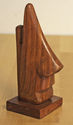 Hand Carved Wood Wooden Nose Statue Desk  Eyeglass