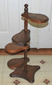 VIntage Tiered Wood Plant Stand Picture Holder Col