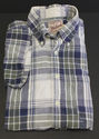 Woolrich Short Sleeve Shirt Plaid Check Button Fro