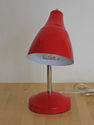   Mid Century Retro Red Goose Neck Desk Lamp 