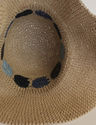 Vintage Sun Beach Garden  Hat Straw Wide Floppy Br