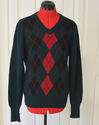 Classic Neiman Marcus Viyella Sweater V Neck Malla